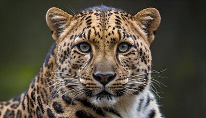 Fototapeta premium Majestic Leopard Portrait