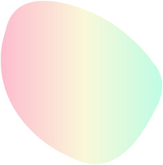 Pastel Rainbow Blob
