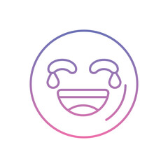 Happy Face Emoji Icon vector stock illustration