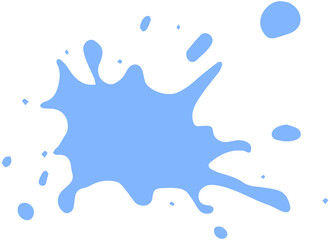 Blue Paint Splash