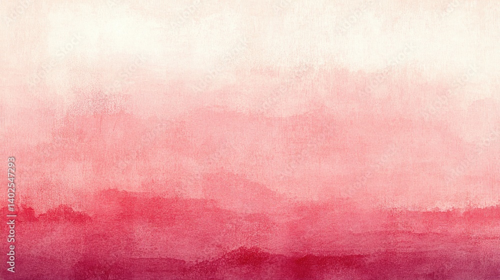 Aufkleber an artistic depiction of warm pink and peach gradient, offering a calming and soft visual effect for