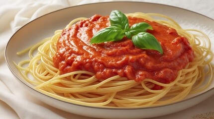 Spaghetti with Tomato Sauce
