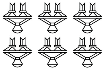 dynotrek 3200 line art detailed machine design drawing