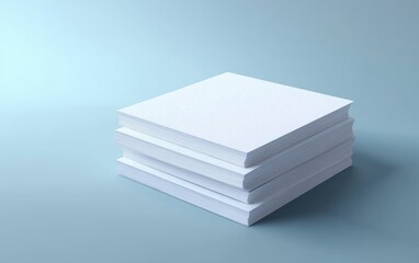 Stack of Polystyrene Foam Insulation Boards for Thermal Efficiency and Waterproof Protection