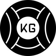 Medicine Ball glyph icon