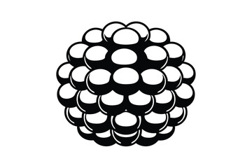 Black and White Sphere of Numerous Small Circles