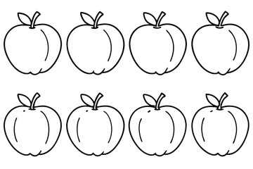 elephant apple line art elegant simple vector design artwork