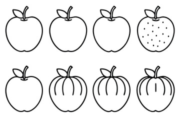 elephant apple line art nature inspired creative drawing style