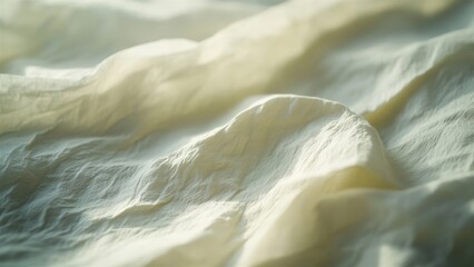 Soft Whispy Fabric with Natural Light Effects.