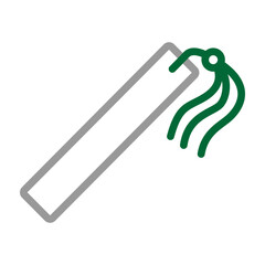 Book Mark Vector Line Dark Green Grey Icon Design