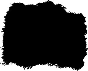 Grunge Ink Brush Strokes and Splatter Vector