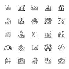 Financial Planning and Investment Icons

