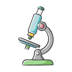 microscope icon, microscope vector illustration-simple illustration of microscope, perfect for microscope logos and icons