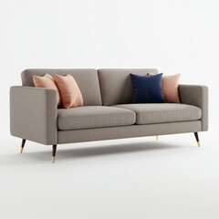 Fototapeta premium modern sofa isolated on white