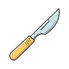 scalpel icon, scalpel vector illustration-simple illustration of scalpel, perfect for scalpel logos and icons