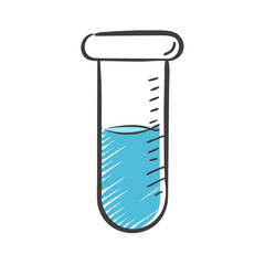 test tube icon, test tube vector illustration-simple illustration of test tube, perfect for test tube logos and icons