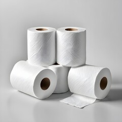 Stack of Toilet Paper Rolls
