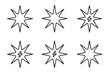 Obraz premium energytap burst captivating line art for energetic design