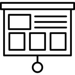 Presentation Icon Vector Element