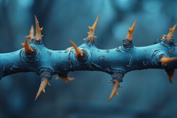 Thorny Branches Representation of Suffering and Sacrifice in Christianity