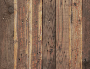 Closeup of natural unpainted wooden boards background