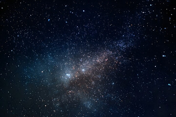 Obraz premium Night starry sky