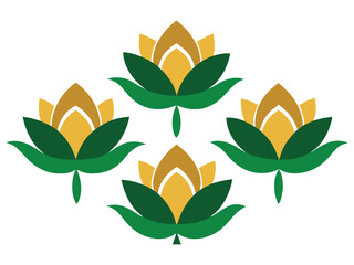 green leaves on white background