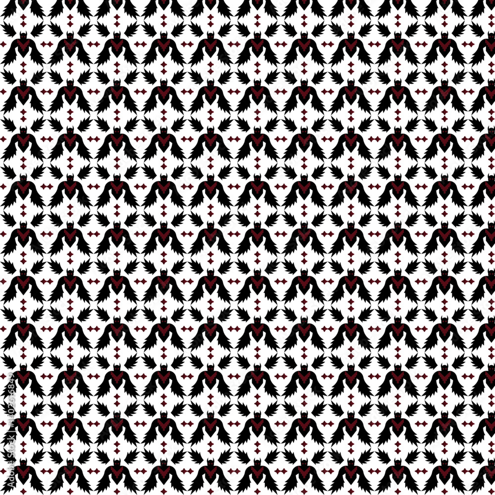 Poster dark angles patterns design