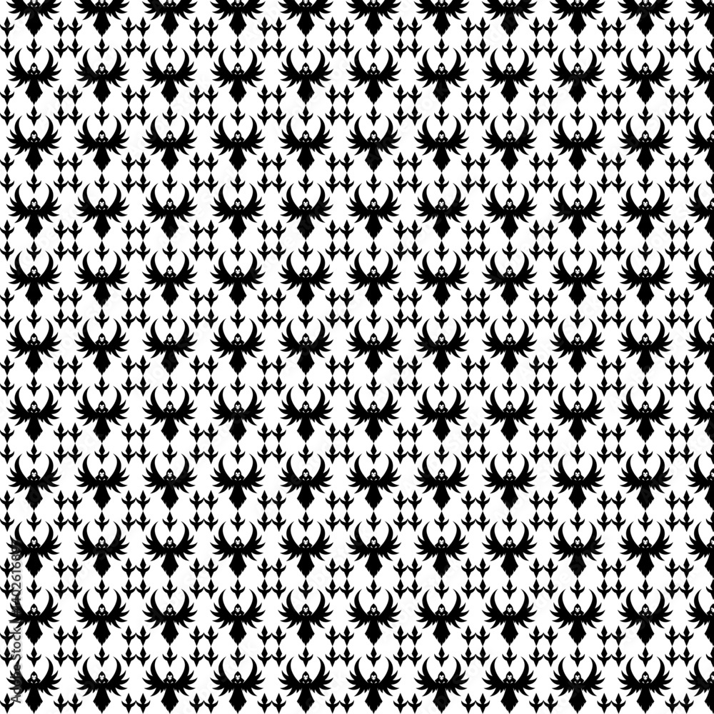 Poster dark angles patterns design