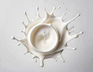 Obraz premium Milk Splash in a Bowl