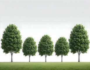 Five Trees in a Row