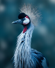 Crowned crane