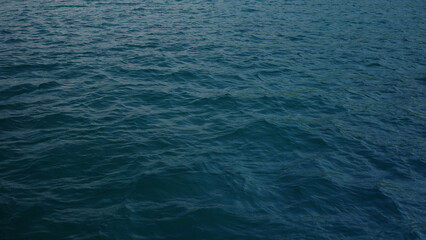 Obraz premium background of calm ocean near Seychelles in january