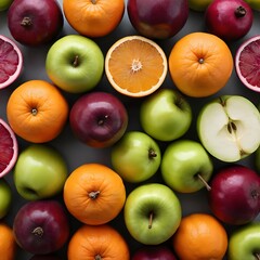 Colorful Assortment of Fresh Fruits