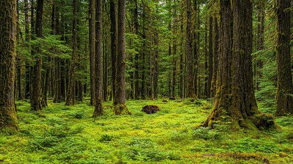 Obraz premium forest in spring
