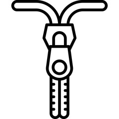 Zipper Icon Vector Element