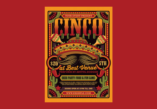 Cinco De Mayo Flyer