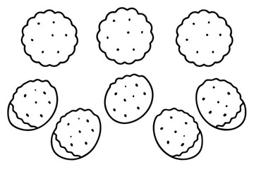 falafel line art minimalist falafel illustration food design