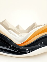 Abstract Desert Waves