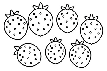 farkleberry line art creative design abstract illustration details