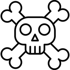 Piracy Icon Vector Element