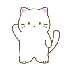 しろねこ／挨拶