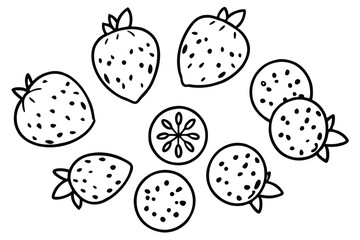 farkleberry line art intricate drawing showcasing creative beauty