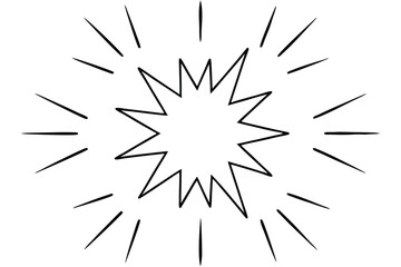 Obraz premium fastline burst line art dynamic energy wave pattern