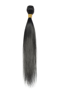 Straight jet black  human hair extensions bundles 