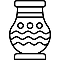 Vase Icon Vector Element