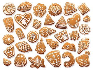 Gingerbread Cookies Illustration