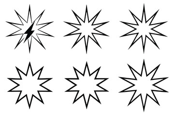 fastvolt burst line art high voltage energy composition