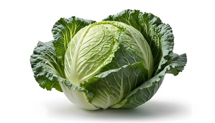 Obraz premium Fresh Green Cabbage