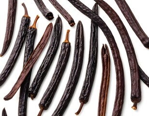 Tonka Beans on White Background